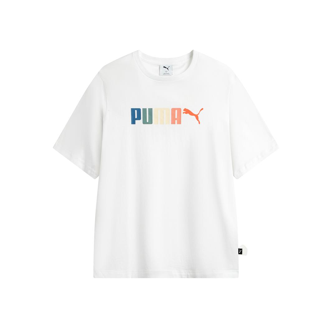 Puma Comfortable Sports Casual Short Sleeve T-Shirt Unisex Tops White 692487-02