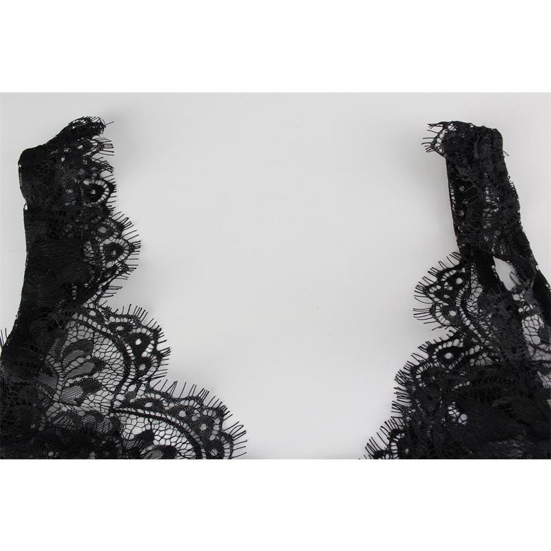 Dámská móda Sexy ohlávka bez rukávů s výstřihem do V Krajkové patchworkové šaty Temperament