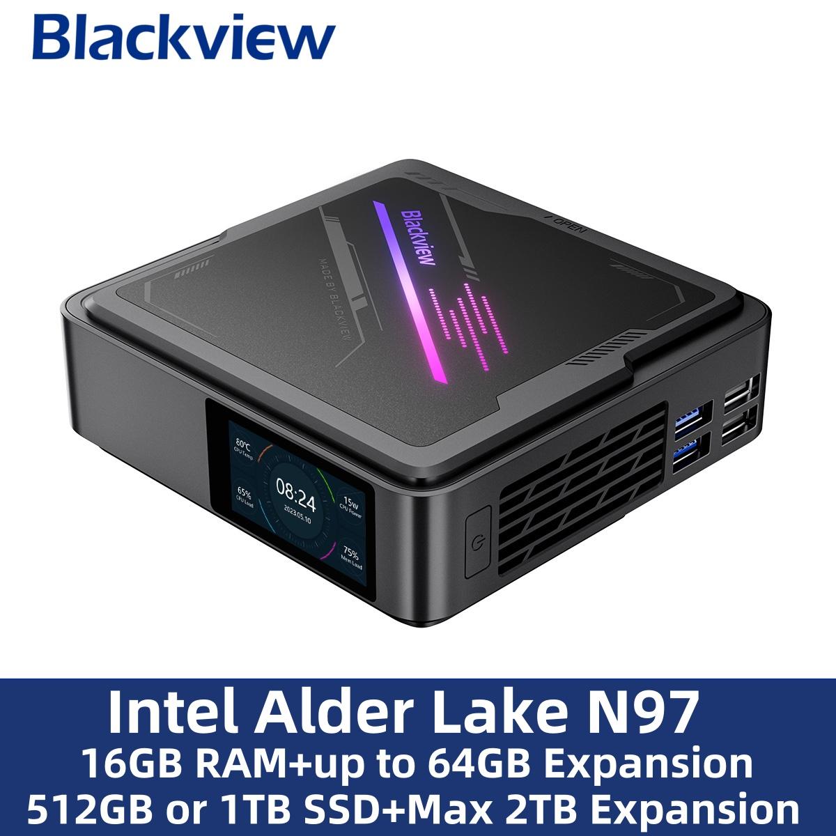 Blackview MP90 16 GB RAM 1 TB SSD Intel Alder Lake N97 MINIPC