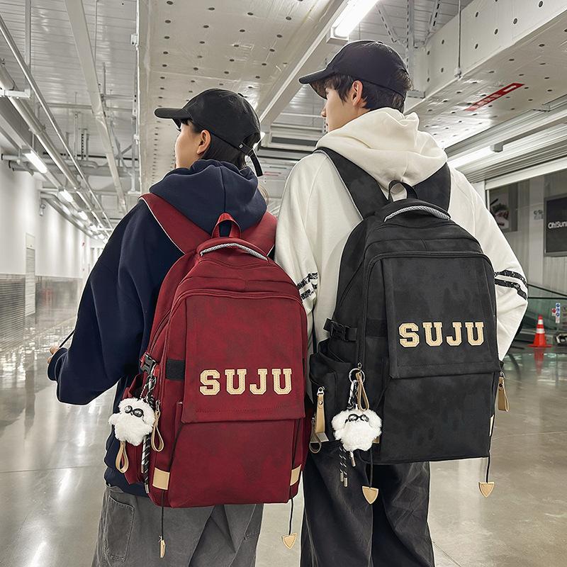 School bag female simple high school college student backpack large capacity women's bag water-proof travel backpack