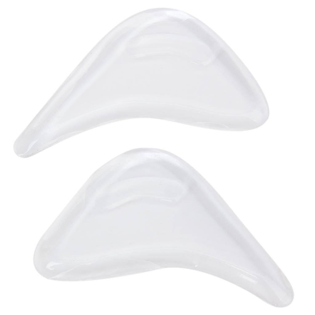 1 Pair Silicone Toe Insoles Pads Washable Shoe Insert Cushion for Girls Women High Heels