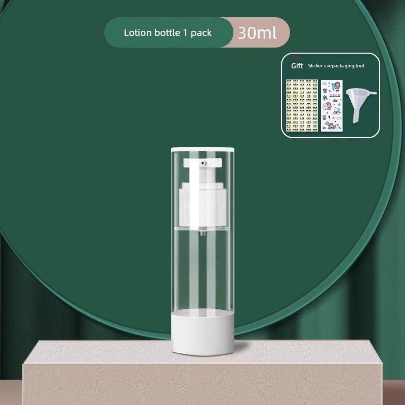 

Vacuum Push-Type Sample Can Board the Plane Storage Bottle Vacuum emulsion bottle 30ml [1 pack]]