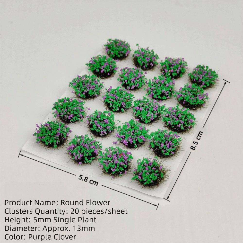 5mm Landscape Scene Making Flower Clusters Scenario Model Materials  Landscape Design