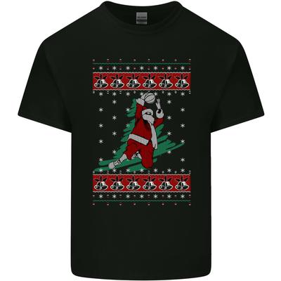 Basketball Santa Player Christmas Funny Unisexs Light Cotton TShirt