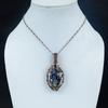 Abalone Shell  999 Copper Wire Wrapped Pendant, Handmade Gemstone Pendant Jewelry, Gifts For Wife Brand New Pendant