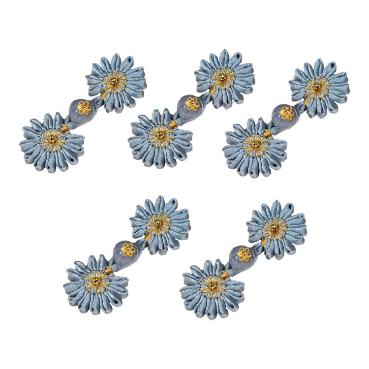 Squisito Bottone Nodo Orientale Fatto a Mano Bottoni da Cucito in Tessuto Chiusure Per Cheongsam Abiti da Sposa Cucito Artigianato