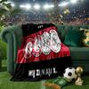 Coperta Plaid Ajax Amsterdam Coperta in Flanella Peluche per Divano Letto Regali per Uomini Donne Coperta da Viaggio Picnic Regali di Natale per Fan