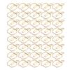 40Pcs Paper Clip Golden Apples Shape Creativity Personality Large Size Craft Paperclip for Home Offi