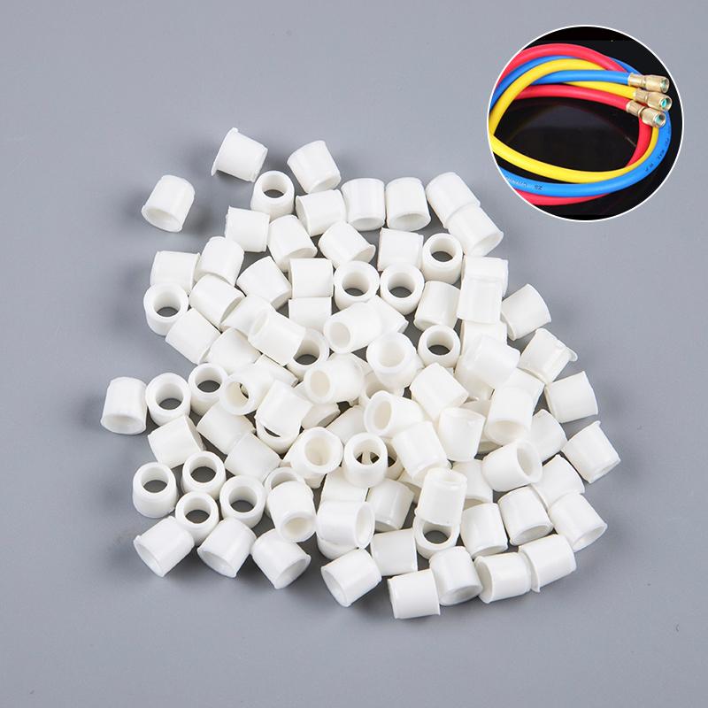 100Pcs O-Ring Gasket Car Air-Conditioning Liquid Feeding Tube Gaskets Washers