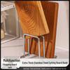 Stainless Steel Double Slot Cutting Board Storage Rack - Stable Home Kitchen Organizer