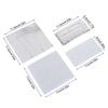 14/20/25Pcs Salon Hair Perming Cotton Pad With Tin Foil High Temperature Thermal Insulation Cotton Pad Perm Hair Rod Patch