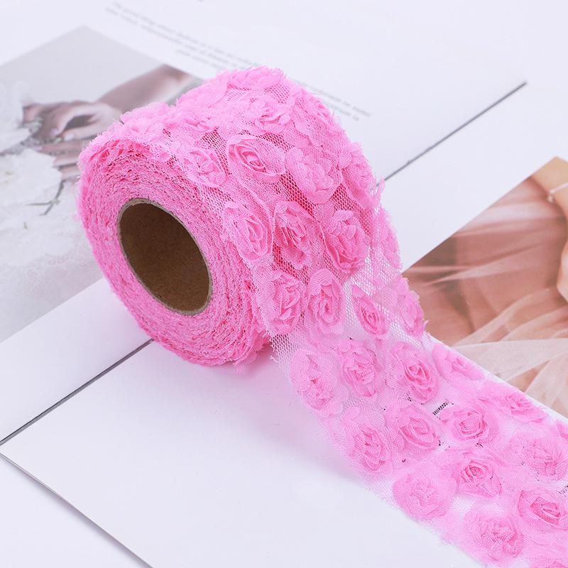 DIY Verzierung Mesh Party-Accessoires Kleid Stickerei Tasche Dekorationen Rosenblätter Vorhänge Geschenk