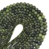 4/6/8/10/12mm Natural Stone Beads Green Round Southern Jade Loose Spaced Beads For DIY Handmade Bracelet Necklace Jewelry