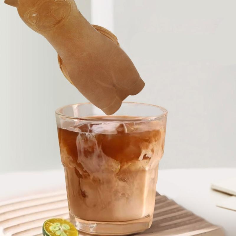 Liebliche Alpaka-Form Eiswürfelform Lebensmittelqualität Silikon Eiswürfelbereiter Form Wiederverwendbarer Eiswürfelbereiter für Cocktails, Whiskeys, Suppen