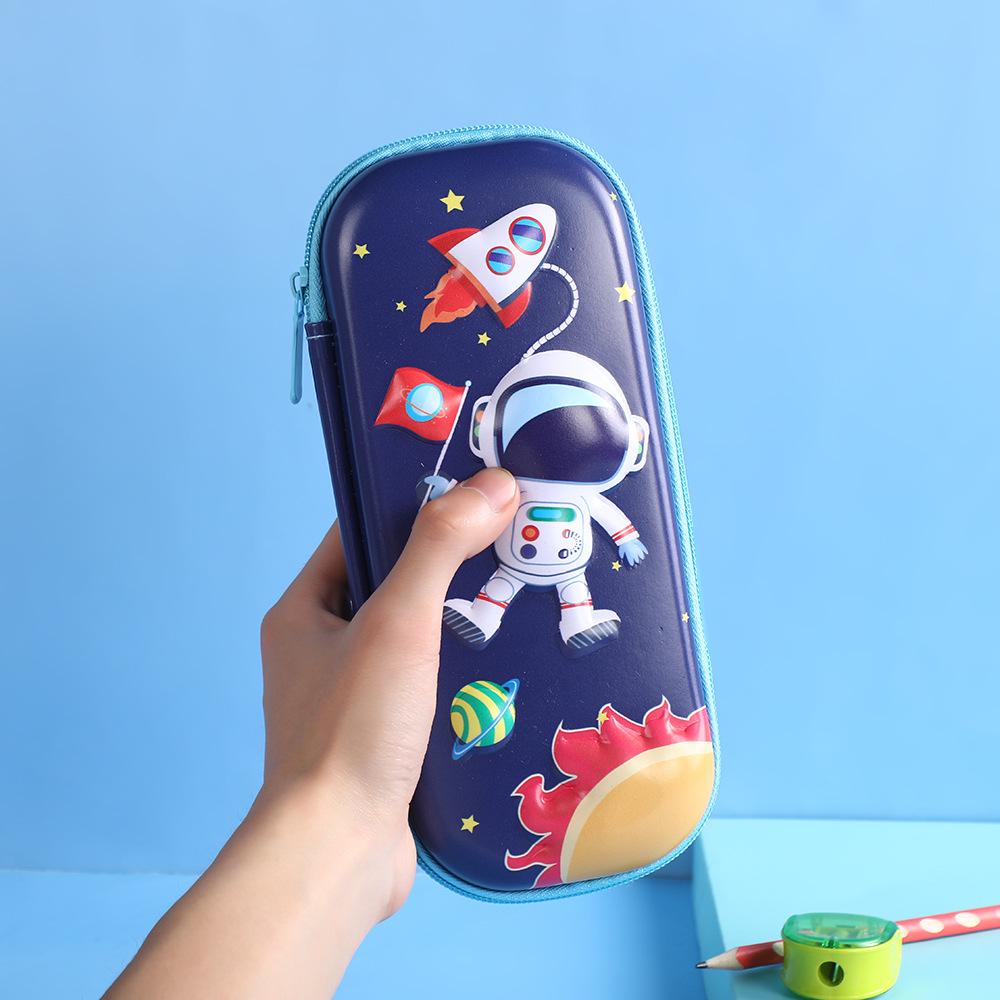 3D Cartoon Pencil Case - Cute, Large Capacity Stationery Bag for Kids, Boys & Girls