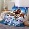 1 pezzo, Avventura da scoprire con la coperta L'era glaciale, Morbida coperta in flanella per camera da letto, soggiorno, viaggi, campeggio