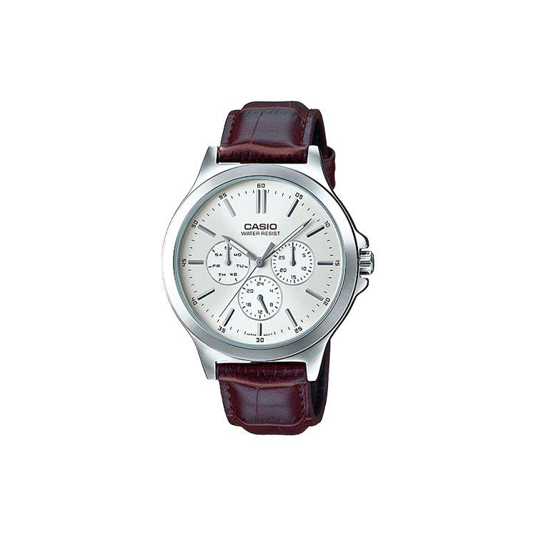 Casio Men's White Standard Series Dress Fashion Retro Versatile Simple Business Quartz Movet Watch Watches Mtp-V300l-7A