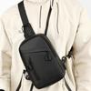 Oxford Men Chest Bag Solid Color Phone Crossbody Bag Casual Male Shoulder Bag  Travel