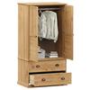 VidaXL Wardrobe VIGO 90x55x170 Cm Solid Pine Wood, Storage Cabinet, Wardrobe Organizer, Wardrobe, Closet, 353163