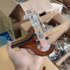 Portable Ukulele Wooden Holder Stand Collapsible Vertical Guitar Violin Display Stand Rack Accessories Qin Thumb Qin Wooden