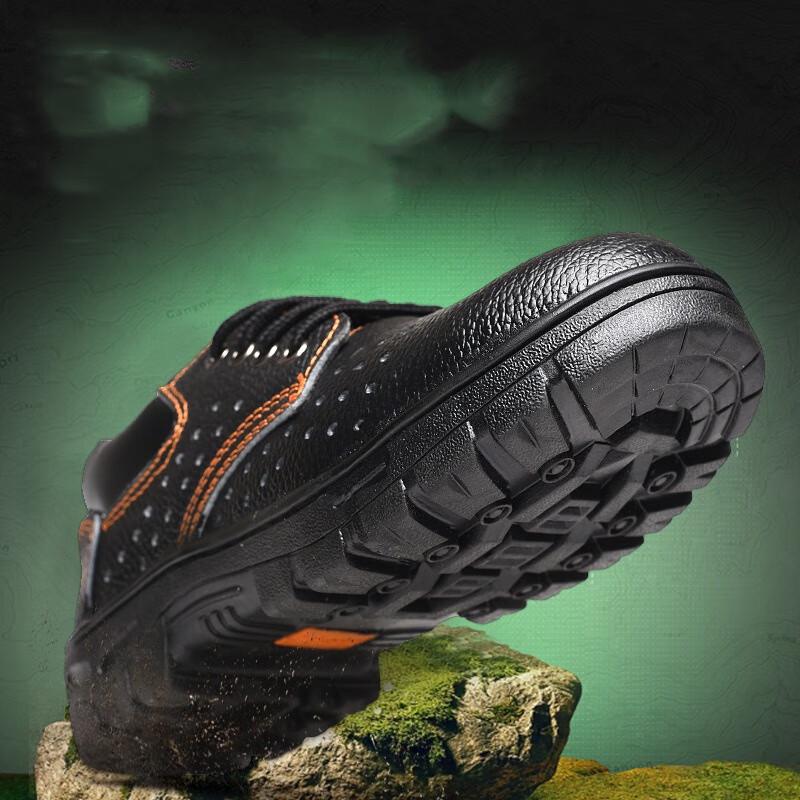 Anzuen Breathable Anti-Smash Puncture-Proof Safety Work Shoes 45