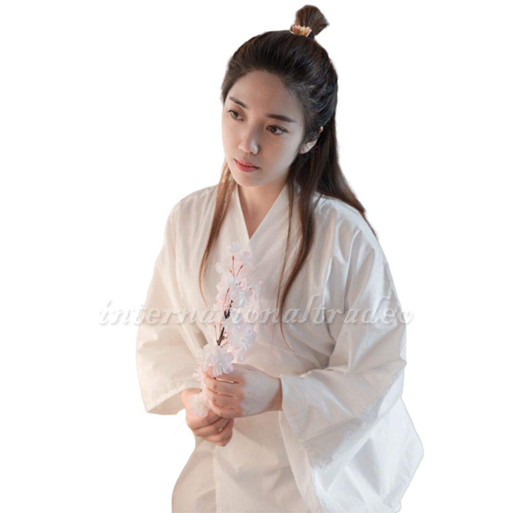 Cosplay Plain Cosplay White Black Japanese Japanese White [Schicksal.] Costume, Kimono, Yukata, Undergarment, Costume, Costume, Party, Anime, Plain,