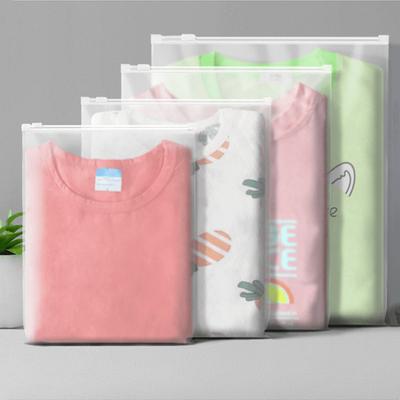 10 Stück Gefrostete Reißverschlussbeutel Unterwäsche Slips Socken Verpackungsbeutel Kosmetik Aufbewahrungsbeutel Wiederverschließbare Reise Plastik Aufbewahrungsbeutel