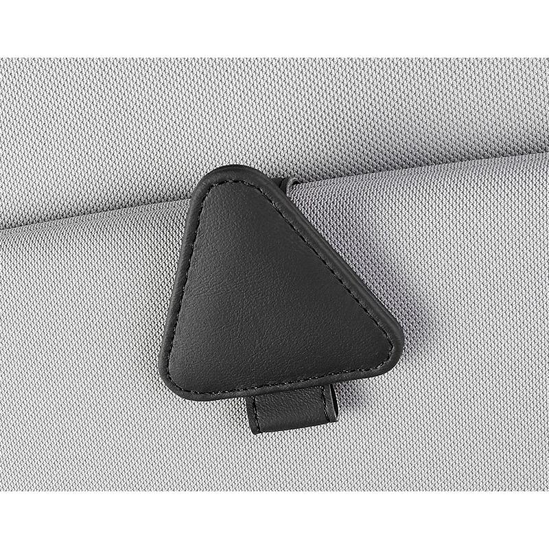 1Pc Car Sunglasses Holder Sun Visor Sunglasses Clip PU Glasses Case Mount Ticket Card Clip Car Interior Accessories
