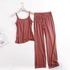 Modal Sleepwear Set For Women With Loose Fit Ruffle Pants Breathable Loungewear For Home Use