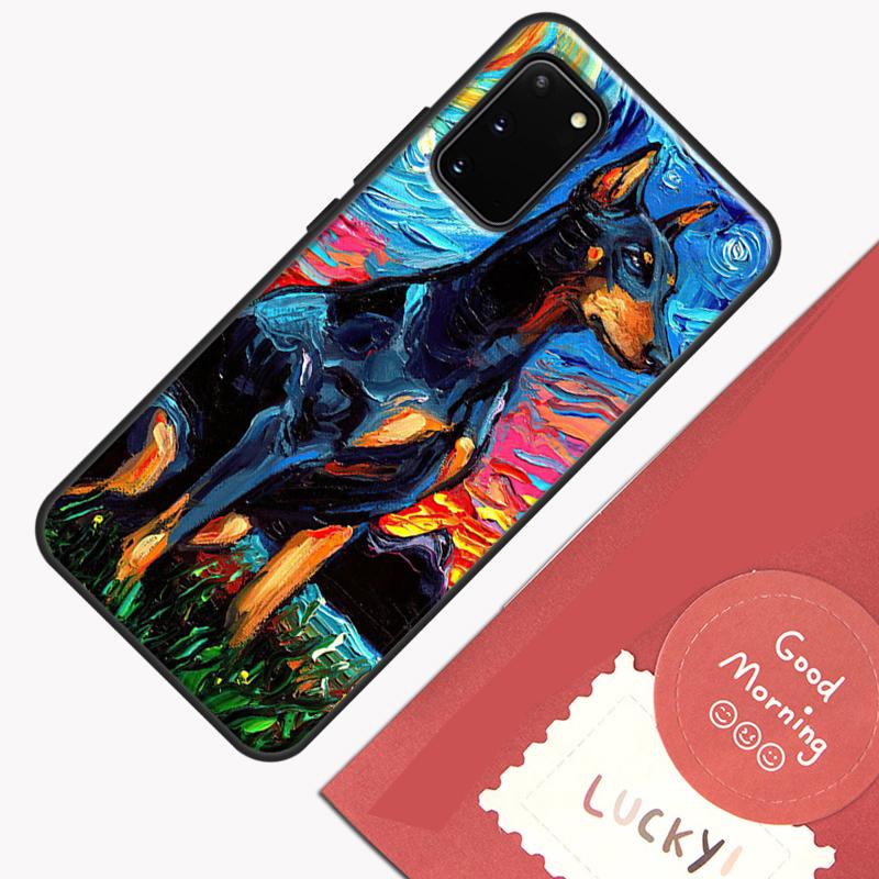 Dachshund Doberman Dog Phone Case For Samsung Galaxy S26 S25 S24 S20 S21 S22 S23 Ultra S10 Plus S25 FE Cover Shell