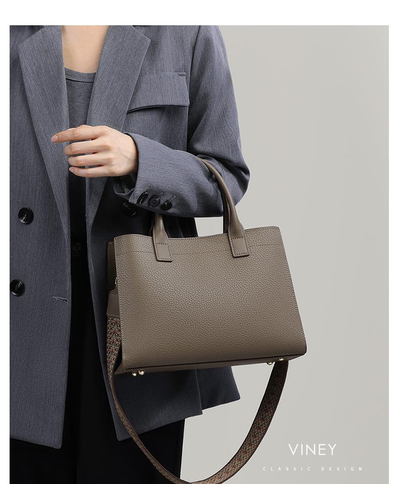 Women's Handbag, Crossbody Bag, High-End Leather Commuting Shoulder Bag