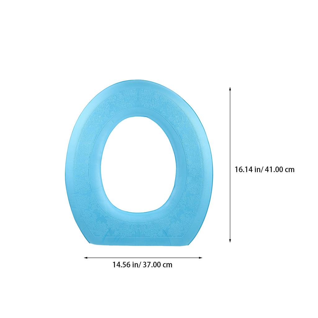 Comfortable O-Ring Toilet Seat Cushion Thicken Eva Waterproof Design Keeps Dry Skin-Friendly for Home Hotel Vacation Use