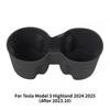 For Tesla New Model 3+ Highland 2024 2025 Water Cup Holder Central Control Cup Slot Silicone Cup Holder Limiter Car Accessories