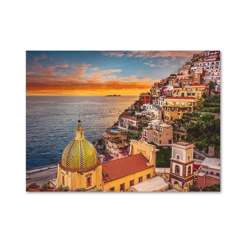 

Прибрежный городской пейзаж, холст, постеры и принты, современная живопись, настенные художественные картины для гостиной, украшения дома, Cuadros 40X50cm No Frame