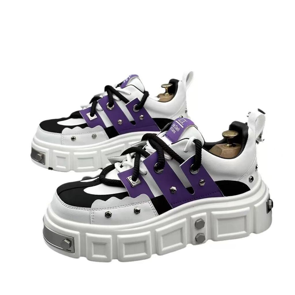 Autumn New Men's Casual Shoes Platform-soled Versatile Men's Shoes Trendy Tooling Men's Shoes Youth Casual Shoes