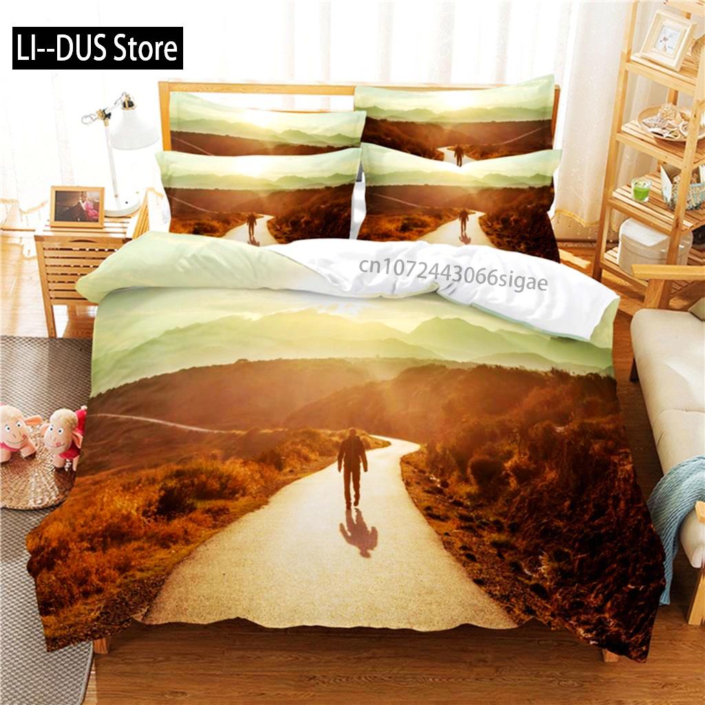 Beautiful Scenery Bedding Set Duvet Cover Set 3d Bedding Digital Printing Queen Size Bedding Sets Fashion Design