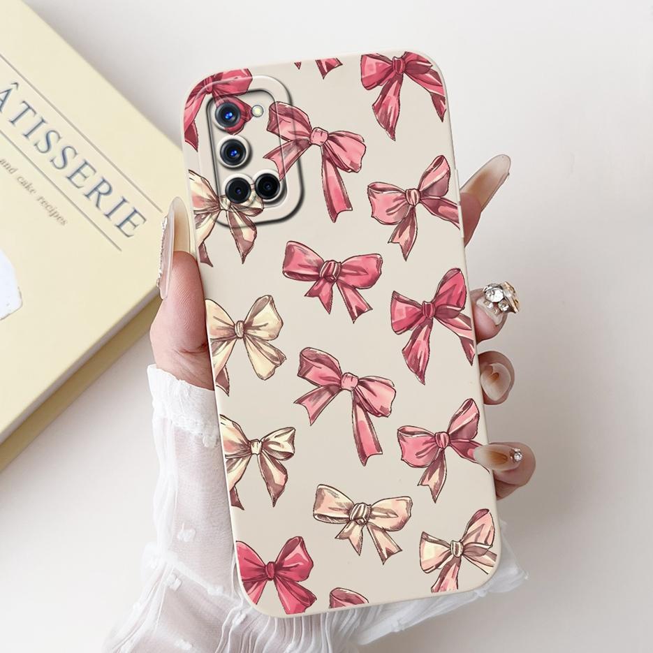 For Oppo A52 A72 A92 Case Stylish Flowers Cute Painted Cover Soft TPU Matte Phone Case For Oppo A92 A 52 72 OppoA52 OppoA72 Bags