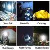Outdoor Solar Camping Light Bulb Portable Emergency Lamp Tent LED Hook Up Hanging Camping Search Lights Lantern Hiking 2/1PCS