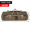 Outdoor 3/4 Layer Fishing Rod Bag 80-130CM Waterproof Fishing Tackle Bags Carp/Sea Fishing Pole Storage Reel Lure Tool Case