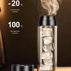 Royalstar 350ml Double-Layer Tea Infuser Glass Bottle