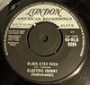 7inch Record ELECTRIC JOHNNY & HIS SKYROCKETS - Black Eyes Rock / Johnny On His Str 45HLU9384 London Records, 1961 UK Rock Used