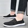 Leichte Sneaker Herren Mode Freizeit Laufschuhe Canvas Herrenschuhe Atmungsaktive Slipper Herren Loafer Freizeit Mesh Slipper