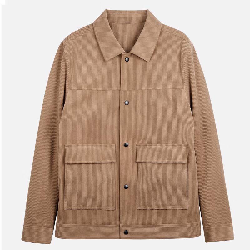 

TRIES Men s Autumn/Winter Corduroy Lapel Jacket M