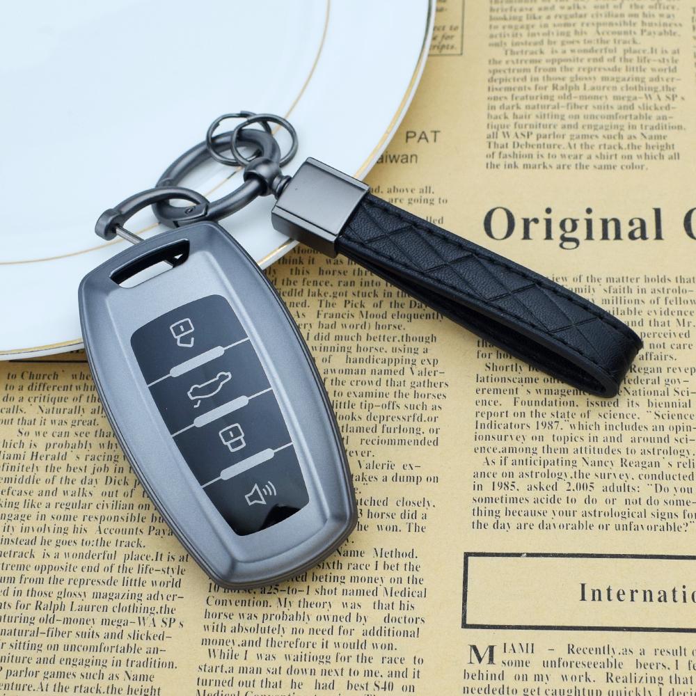 4 Button Tpu Key Fob Case Cover For Gmw Great Wall Haval Jolion H6 F7 F7X F7H F5 Dargo H7 H4 H9 H2S Key Chain Car Accessory