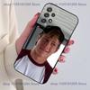 G-Glen P-Powell Phone Case For Samsung S24,21,22,23,30,Ultra,20,Plus,Note,10,9,Black Soft Silicone Case