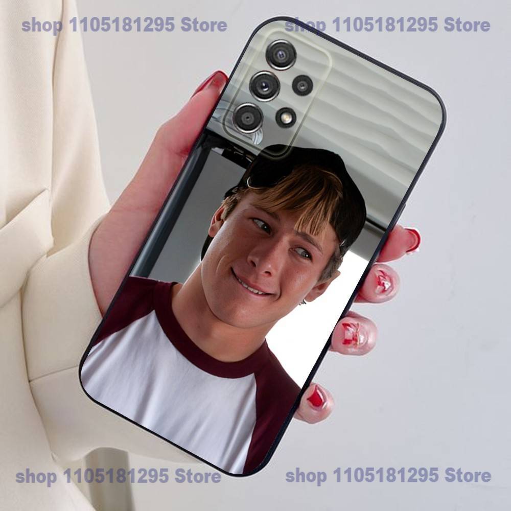 G-Glen P-Powell Phone Case For Samsung S24,21,22,23,30,Ultra,20,Plus,Note,10,9,Black Soft Silicone Case