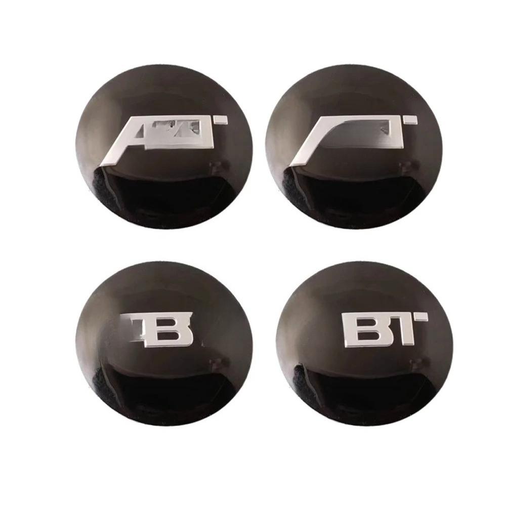 56mm Modifikované středové krytky kol pro auto Samolepky s logem ABT pro Golf Passat Jetta Touareg Tiguan Caddy Vento Bora mk6