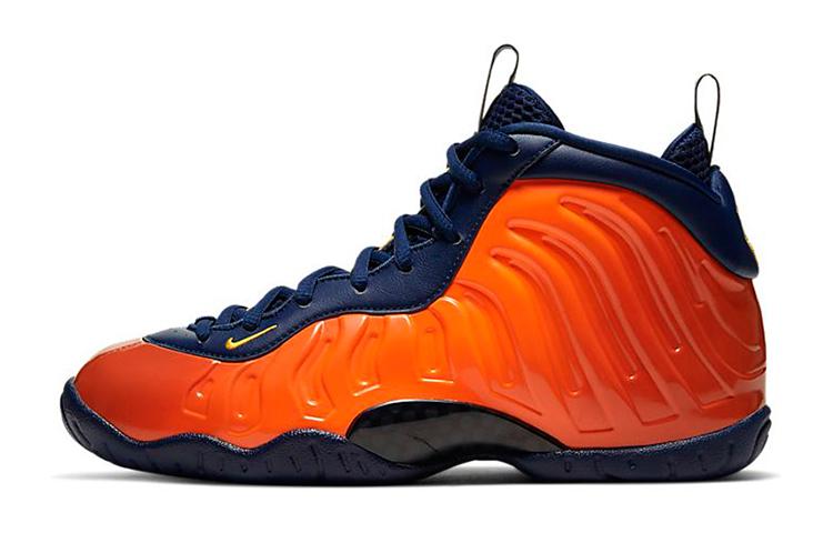 Nike Air Foamposite One Blue Void Rugged Orange GS 644791-407 37.5