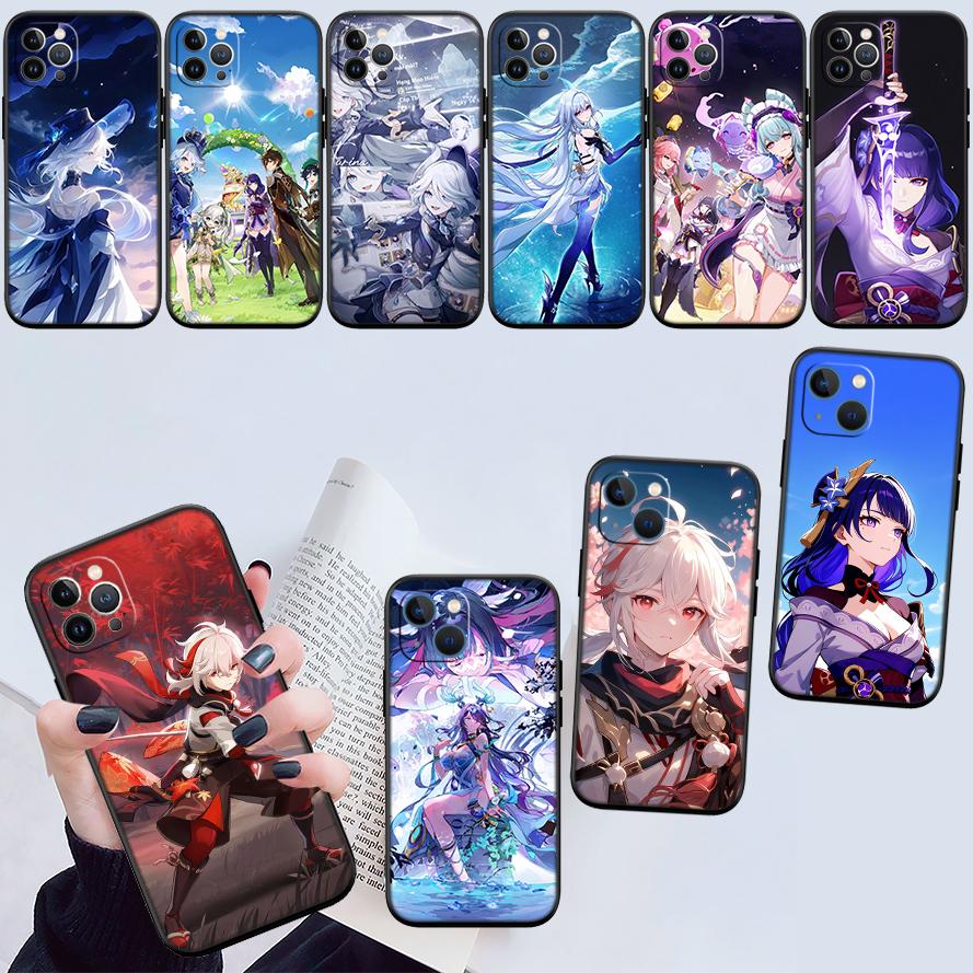 RE33 Genshin Impact New High-End Shell Phone Case for iPhone SE X XS XR 16E 17 11 Pro Max 8 7 6 6s Plus Air