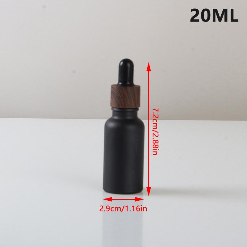 1PC 5-100ml Dropper Bottles With Scale Reagent Eye Drop Amber Glass Aromatherapy Liquid Pipette Bottle Refillable Bottles Travel